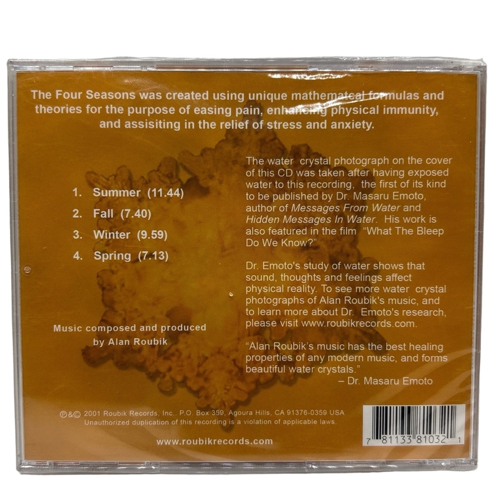 Alan Roubik – The Four Seasons CD (2001) Music For Your Health Series - Picture 2 of 2